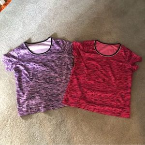 2qty - Bundle - Life Shirts - Size Large - pattern is the same on both